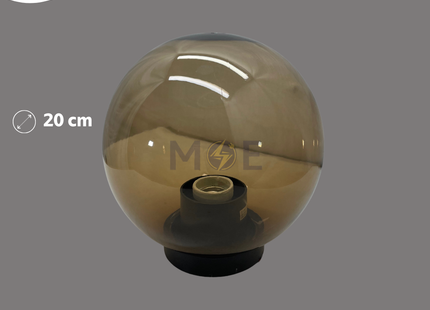 Orient Post Top Sphere Light Amber E27 20cm | NF1801 200 | بول عسلي