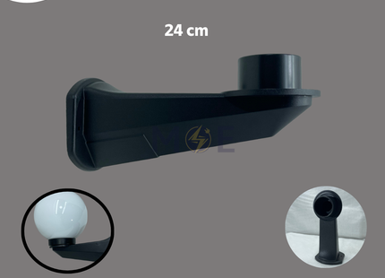 Cuperlight Post Top Sphere Light Wall Arm 24cm | SPC0021 | زند حائط غلوب بول