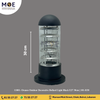 Oranos Outdoor Decorative Bollard Light Black E27 30cm | 181-H30 | غلوب تصوينة اسود