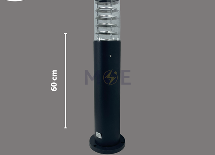 Cuperlight Outdoor Decorative Bollard Light Black E27 60cm | CU-ST-11060-IP44 | غلوب تصوينة اسود