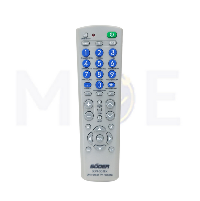 SUOER Universal TV Remote control For all LCD/LED TVs | SON-303EX