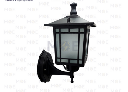 Outdoor Barton Lantern Wall Light Black E27 20cm | AT-4508W | فانوس حائط اسود