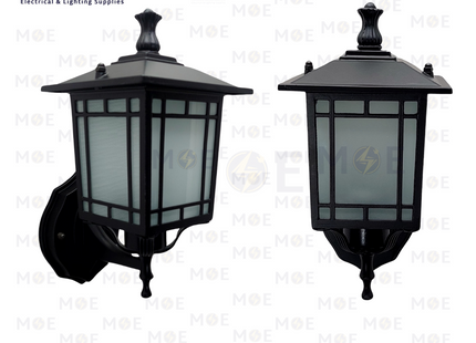 Outdoor Barton Lantern Wall Light Black E27 20cm | AT-4508W | فانوس حائط اسود