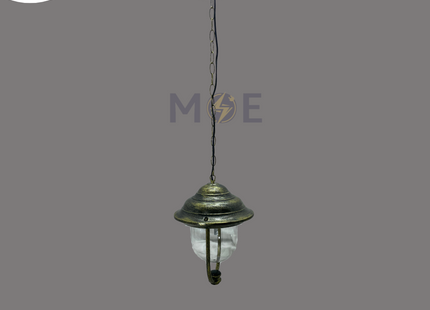 Cuperlight Outdoor Lantern Pendant Light Medium Circular Bronze E27 | FL5002H BG | فانوس تنزيلة برونز