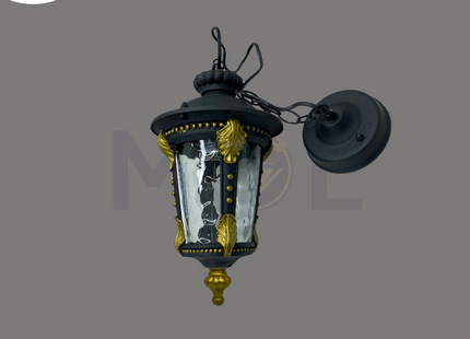 Cuperlight Outdoor Lantern Pendant Light Small Bulk Black E27 | FL5184H(S) | فانوس تنزيلة صغير اسود