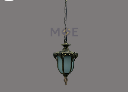 Outdoor Lantern Pendant Light Small Bulk Bronze E27 | AT-10913H-S | فانوس تنزيلة صغير برونز