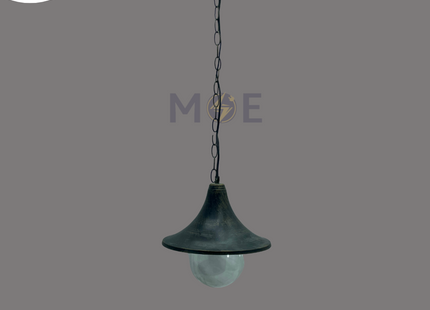 Cuperlight Outdoor Berna Lantern Pendant Light Small Circular Bronze E27 | KX-3303 H | فانوس تنزيلة برونز