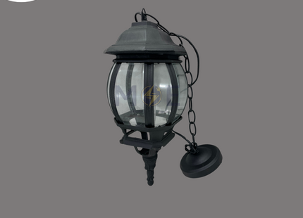 Cuperlight Outdoor Lantern Pendant Light Small Bulk Black E27 | YW-3208S-HL | فانوس تنزيلة منفخ صغير اسود