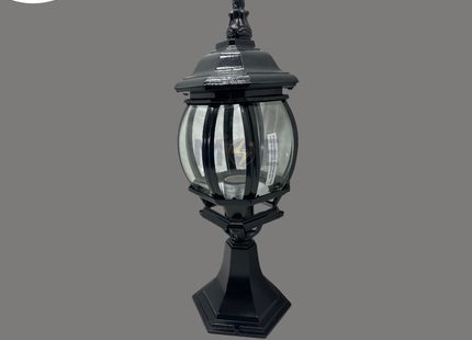 Cuperlight Outdoor Lantern Pedestal Light Black E27 46cm | FL5003S1(S) | فانوس تصوينة اسود