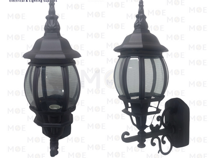 Outdoor Lantern Wall Light Black E27 50cm | FL5001D(S)BK | فانوس حائط اسود