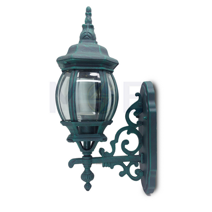 Outdoor Lantern Wall Light Green E27 50cm | FL5003D(S)