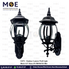 Outdoor Lantern Wall Light Black E27 54cm | FL5003D(M) BK