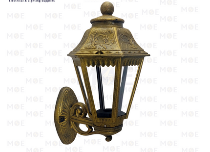 Cuperlight Outdoor Lantern Wall Light Bronze E27 40cm | M115W5UP BG | فانوس حائط برونز عضم