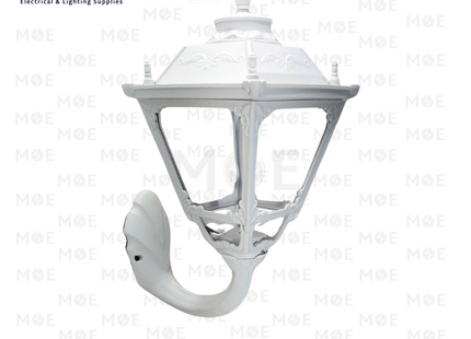 Cuperlight Outdoor Lantern Wall Light White E27 50cm | M116WUP WH | فانوس حائط ابيض عضم