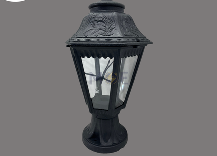 Cuperlight Outdoor Lantern Pedestal Light Black E27 40cm | M115AS-BK | فانوس تصوينة عضم اسود