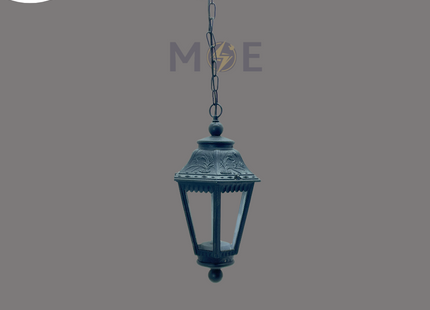 Cuperlight Outdoor Lantern Pendant Light Small Hexagonal Black E27 | M115DD-BK | فانوس تنزيلة عضم اسود
