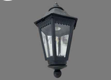 Cuperlight Outdoor Lantern Pendant Light Small Hexagonal Black E27 | M115DD-BK | فانوس تنزيلة عضم اسود