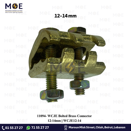 WCJE Bolted Brass Connector 12-14mm | WCJE12-14