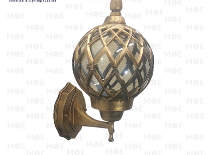 Cuperlight Outdoor Lantern Wall Light Bronze YW-0104 E27 35cm | YW-0104 BG | فانوس حائط طابة برونز