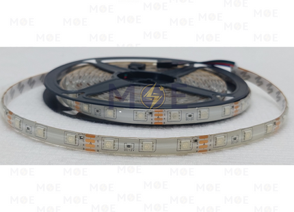 OB IP65 LED Strip Light Single RGB 12V 5050 54Led with Remote Controll R5mt | بكرة ستريب ليد ملون مع ريموت كونترول