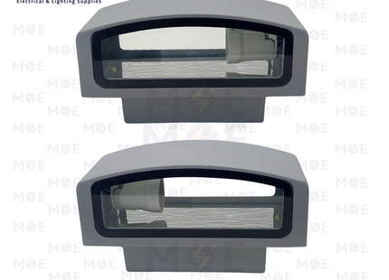 Goldenlight Modern Outdoor UP & Down Wall Light Gray E27 22cm | LW0422 | ابليك حائط فارغ طلوع نزول رمادي