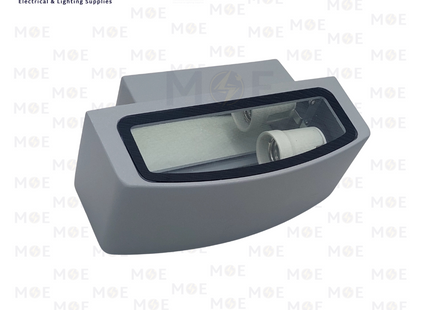 Goldenlight Modern Outdoor UP & Down Wall Light Gray E27 22cm | LW0422 | ابليك حائط فارغ طلوع نزول رمادي