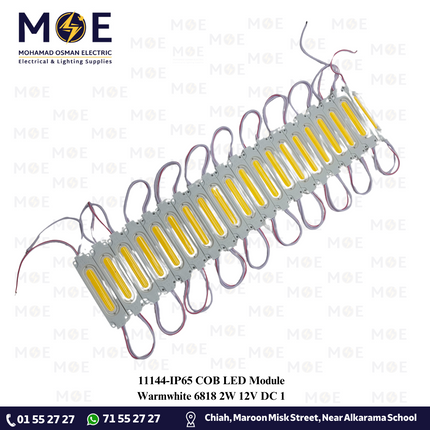 IP65 COB LED Module Warmwhite 6818 2W 12V DC