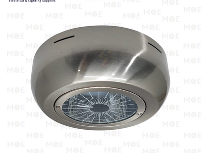Ceiling Light / Downlight without lamp Chrome Surface Fix Circular E27 15cm | سبوت فارغ مدور ظاهر كروم ثابت