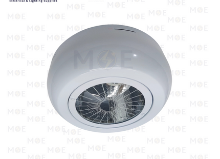 Ceiling Light / Downlight without lamp White Surface Fix Circular E27 15cm | سبوت فارغ مدور ظاهر ابيض ثابت