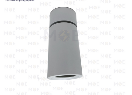 Cuperlight Cylinder Downlight Spotlight Frame MR16 White Surface Adjustable Circular Spot GU10 | سبوت فارغ مدور ظاهر ابيض متحرك كعب ستارتر