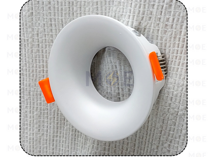 OB downlight / Spotlight Frame MR16 White Recessed Fix Circular Trimless 7.5cm | سبوت فارغ ترملس مدور مخفي ابيض ثابت
