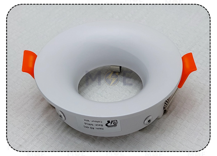 OB downlight / Spotlight Frame MR16 White Recessed Fix Circular Trimless 7.5cm | سبوت فارغ ترملس مدور مخفي ابيض ثابت