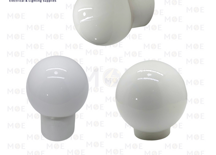 Bathroom Glass Sphere Light Milky E27 | 636 02 Opal | بول حمام زجاج حليبي