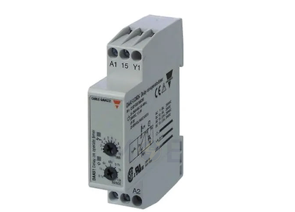 Carlo Gavazzi Multi Function Timer Relay 24/240V AC/DC 0.1S/100Hours 1module | DAA51CM24 | تايمر سكة متعدد الاوقات