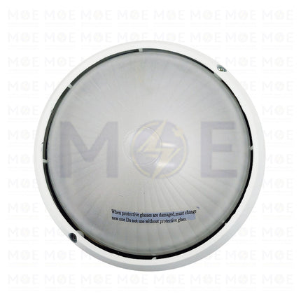 Waterproof Ceiling Light Fixture Surface Circular White Small E27  FL8017(S) - 11174- Waterproof Ceiling Light Fixture Surface Circular White Small E27  FL8017(S) (1)
