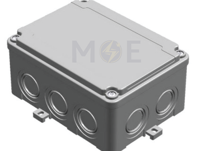 Mete Enerji IP67 Surface distribution mounting box Rectangle With Cable Gland 150x110x70mm | 40201505 | علبة مربعة ظاهرة مع جوان