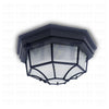 Waterproof Ceiling Light Fixture Surface Circular Black Large E27  8014(L) - غلوب سقف بلافونيه مطري مدور ظاهر شبك اسود كبير (2)