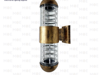 Cuperlight Outdoor UP & Down Wall Light Double Head Bronze 2xE27 40cm | YW-5105 | ابليك حائط فارغ طلوع نزول برونز