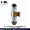 Cuperlight Outdoor UP & Down Wall Light Double Head Bronze 2xE27 40cm | YW-5105