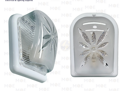 ARS Light Fixture/Applique White E27 20cm | ابليك حائط فارغ شكل مكواية ابيض