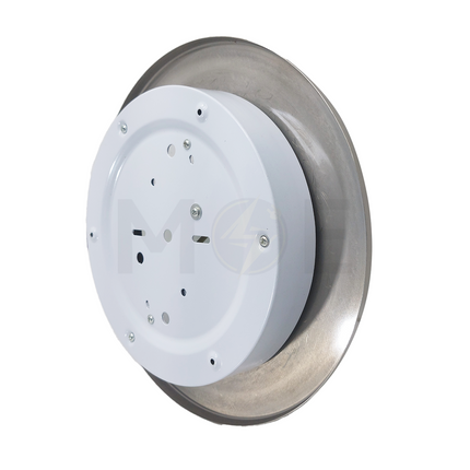 Y.B Ceiling Light Fixture Surface Circular Chrome Small 2xE27 | 1056-S
