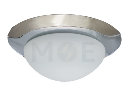 Y.B Ceiling Light Fixture Surface Circular Chrome Medium 1025-M 2xE27 | 1025-M