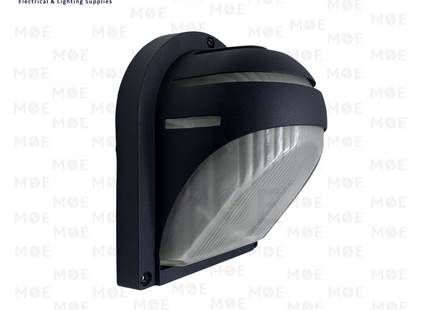 Waterproof Bulkhead Lamp Wall Surface Light Black 8060 E27 | 8060 | هيبلو حائط فارغ مطري شكل مكواية اسود