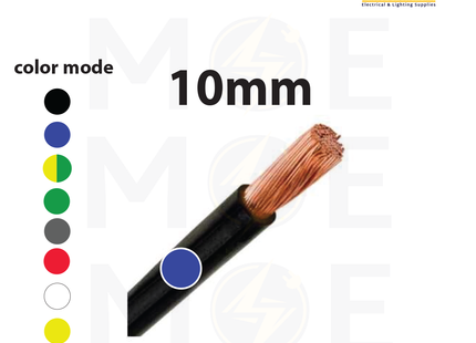 Liban Cables Single Core Flexible 10mm Blue | NYAF | شريط مفرد شعري ازرق