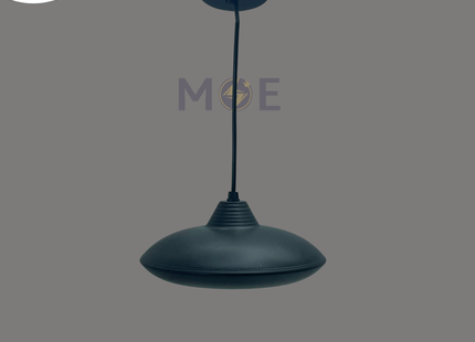 Goldenlight LED COB Low Bay Pendant Light Black Warmwhite 15W | MDUFO-1/BK-15W | تنزيلة ليد هاي باي اسود ورم وايت