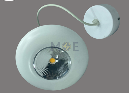 Goldenlight LED COB Low Bay Pendant Light White Warmwhite 15W | MDUFO-1/WH-15W | تنزيلة ليد هاي باي ابيض ورم وايت