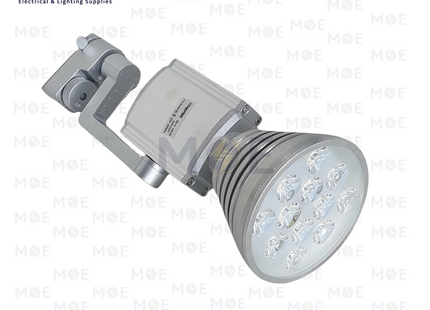 Cuperlight LED Track Light Head Spot Silver Daylight 12x1W | RB-TL-12x1W | سبوت ليد سكة فضي دايلايت