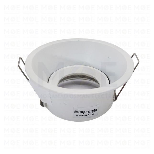 Cuperlight downlight  Spotlight Frame MR16 White Recessed Adjustable Circular Trimless 7.5cm  AK-219A - سبوت فارغ ترملس مدور مخفي ابيض متحرك (2)