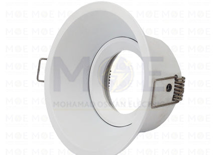 Cuperlight downlight  Spotlight Frame MR16 White Recessed Adjustable Circular Trimless 7.5cm  AK-219A - سبوت فارغ ترملس مدور مخفي ابيض متحرك (2)