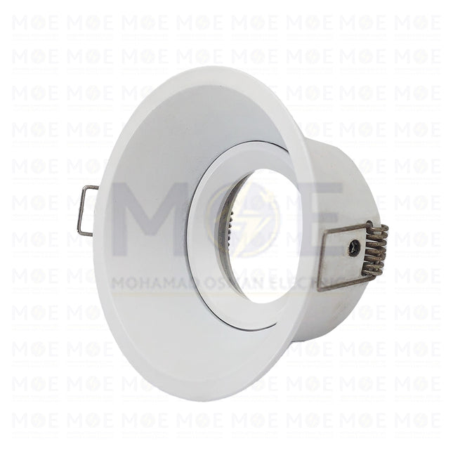 Cuperlight downlight  Spotlight Frame MR16 White Recessed Adjustable Circular Trimless 7.5cm  AK-219A - سبوت فارغ ترملس مدور مخفي ابيض متحرك (2)